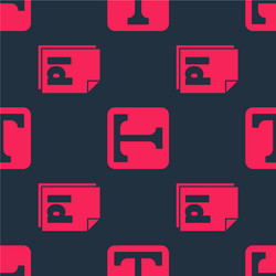 set id file document and text on seamless pattern vector image