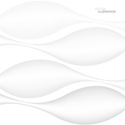 abstract white waves - data stream concept vector image