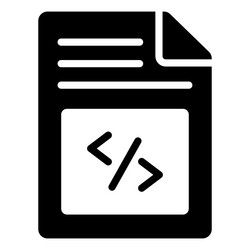 coding icon user interface as a simple sign vector image