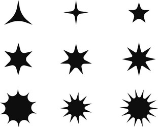 star icon template vector