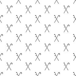 walking cane pattern simple style vector image