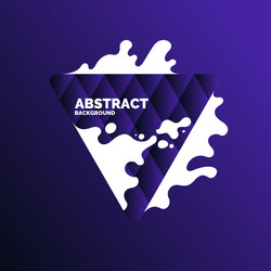 abstract background with dynamic linear waves vector image