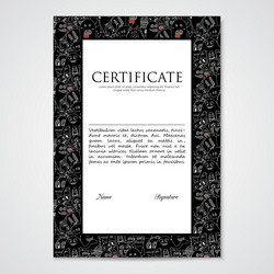 graphic design template document with abstract vector image