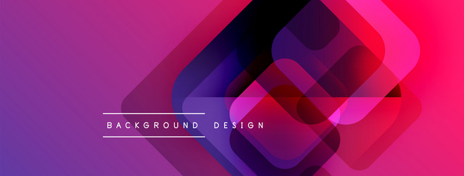 abstract geometric shapes overlap creating vector image