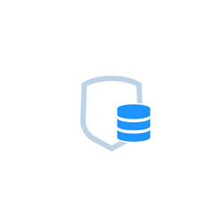 database security data protection icon vector image