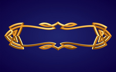 frame medieval game ui empty rectangle vector image