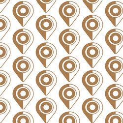 pattern background map pointer icon vector image