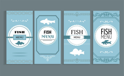Ocean view with the cloud board blank space Vector Image
