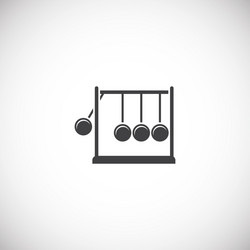 physics related icon on background for graphic vector image