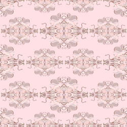 seamless pattern with colorful abstract shape vector image