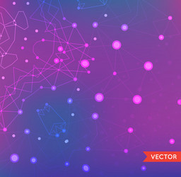 Abstract Particle Network vector image