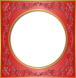 Elegant Rose Frame Royalty Free Vector Image - VectorStock