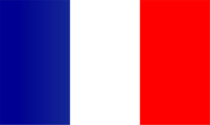 French flag Royalty Free Vector Image - VectorStock