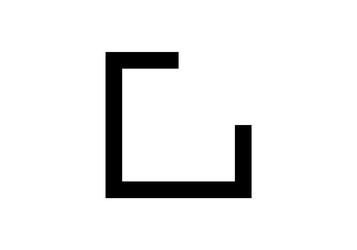simple checkbox icon in minimalist style vector image