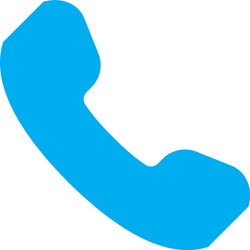 phone receiver rounded icon style is a flat vector image
