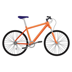 isolated electric bicycle for sport or urban city Vector Image