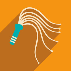 flat with shadow icon and mobile application vector image