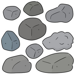 Set of stone Royalty Free Vector Image - VectorStock