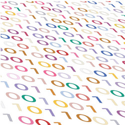 Binary Code Pattern vector image