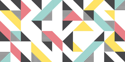 modern background with triangles and lines vector image