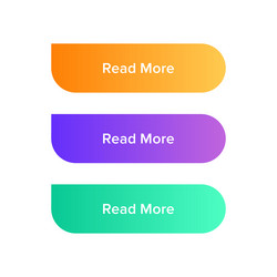 read more colorful button set vector image