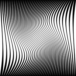 wavy dynamic irregular lines monochrome pattern vector image