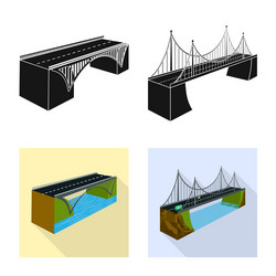 design connection and symbol set vector image