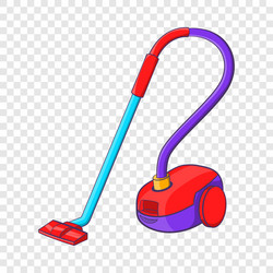 Vacuum cleaner icon cartoon style vector