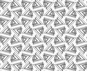flat gray with interlocking triangles vector image