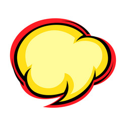 stylized of speech bubble image vector image