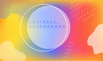 abstract gradient colorful background vector image