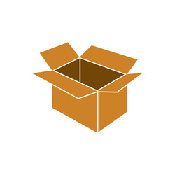 box icon on background for graphic and web design vector image