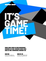 layout design template with abstract dynamic vector image
