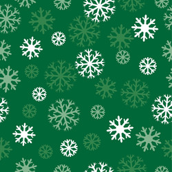 Winter Snowflake Pattern vector image