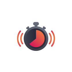 chronometer countdown icon vector