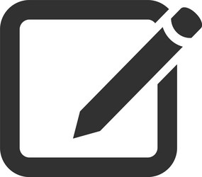 compose email mail or message icon for apps vector image