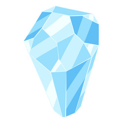 Crystal or mineral jewelry vector