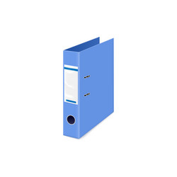 office ring binder folder mockup 3d realistic Vector Image