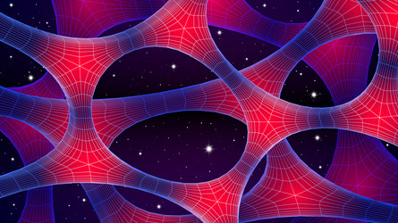 abstract technology background with connected vector image