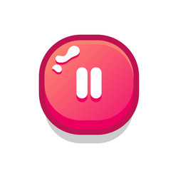 set of buttons for games applications vector image