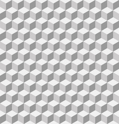 seamless 3d geometrical pattern of cubes abstract vector image