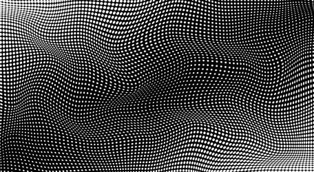 spotted gradient pattern wavy halftone effect vector image