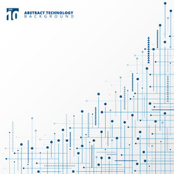 Digital Network Technology Background vector image