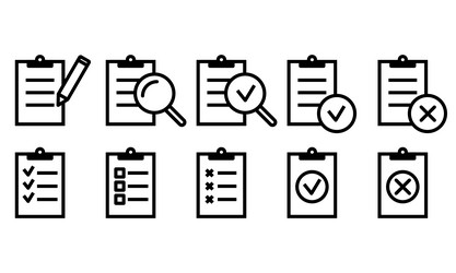 Document Verification Checklist vector image