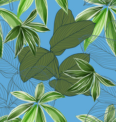 Foliage seamless pattern 15 Royalty Free Vector Image