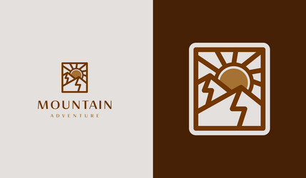 Mountain Adventure Emblems & Logos vector image