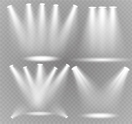 Spotlight light Royalty Free Vector Image - VectorStock