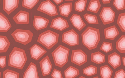 abstract modern turtle shell seamless pattern vector image