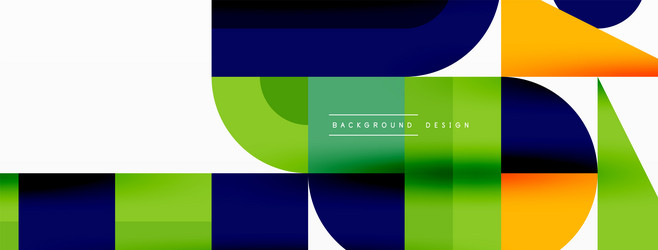 minimal geometric abstract background circle vector image