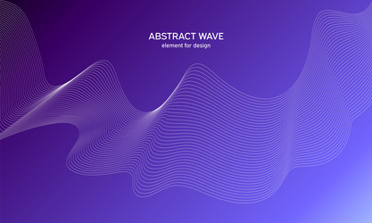 abstract wave element for design digital vector image